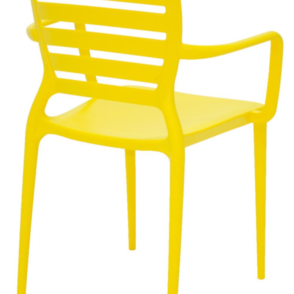 Cadeira Sofia com Braço Amarela Tramontina - 5