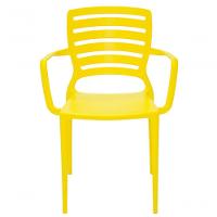 Cadeira Sofia com Braço Amarela Tramontina - 10