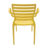 Cadeira Sofia com Braço Amarela Tramontina - 3