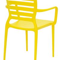 Cadeira Sofia com Braço Amarela Tramontina - 5