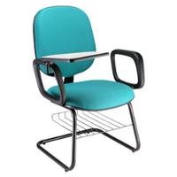 Cadeira Universitária Diretor Com Braços Uno Azul - 2