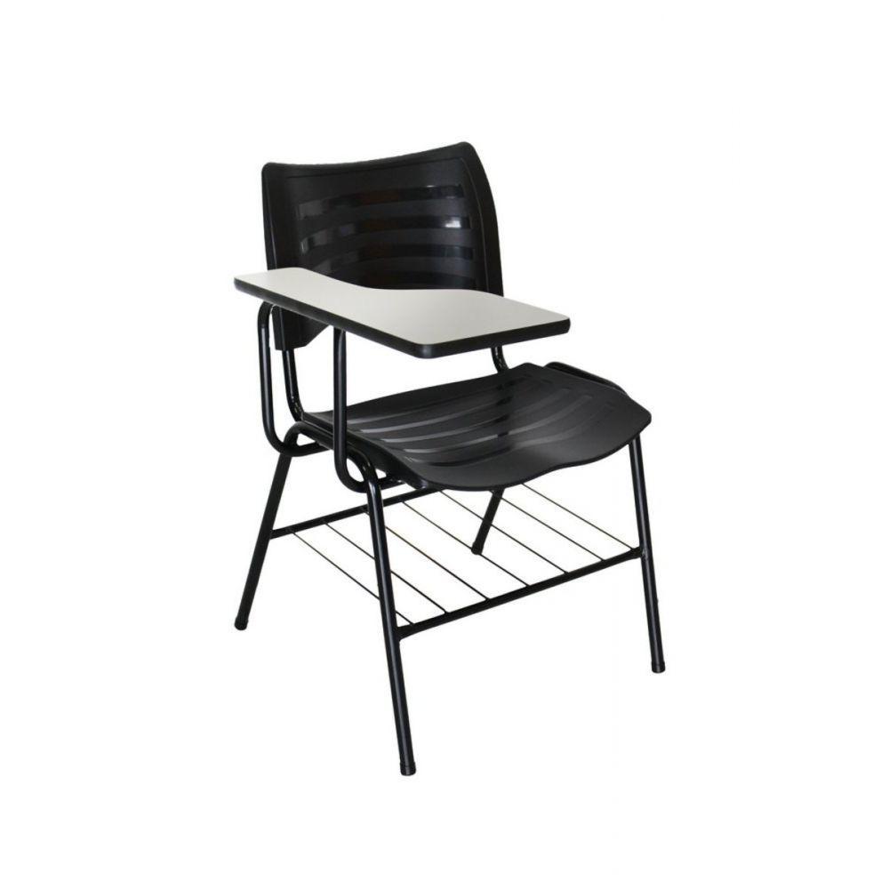 Cadeira Iso Linha Polipropileno Iso Universitária Preto - 2