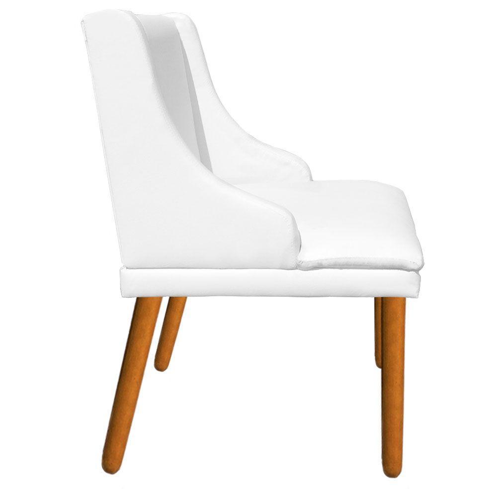 Kit 4 Cadeiras de Jantar Corino Pés Palito Branco - 2