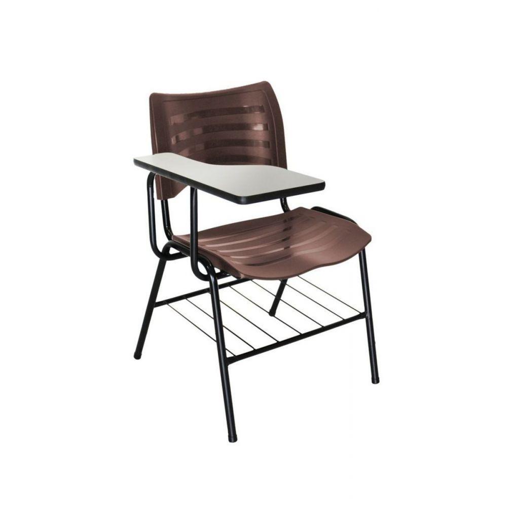 Cadeira Iso Linha Polipropileno Iso Universitária Marrom - 2