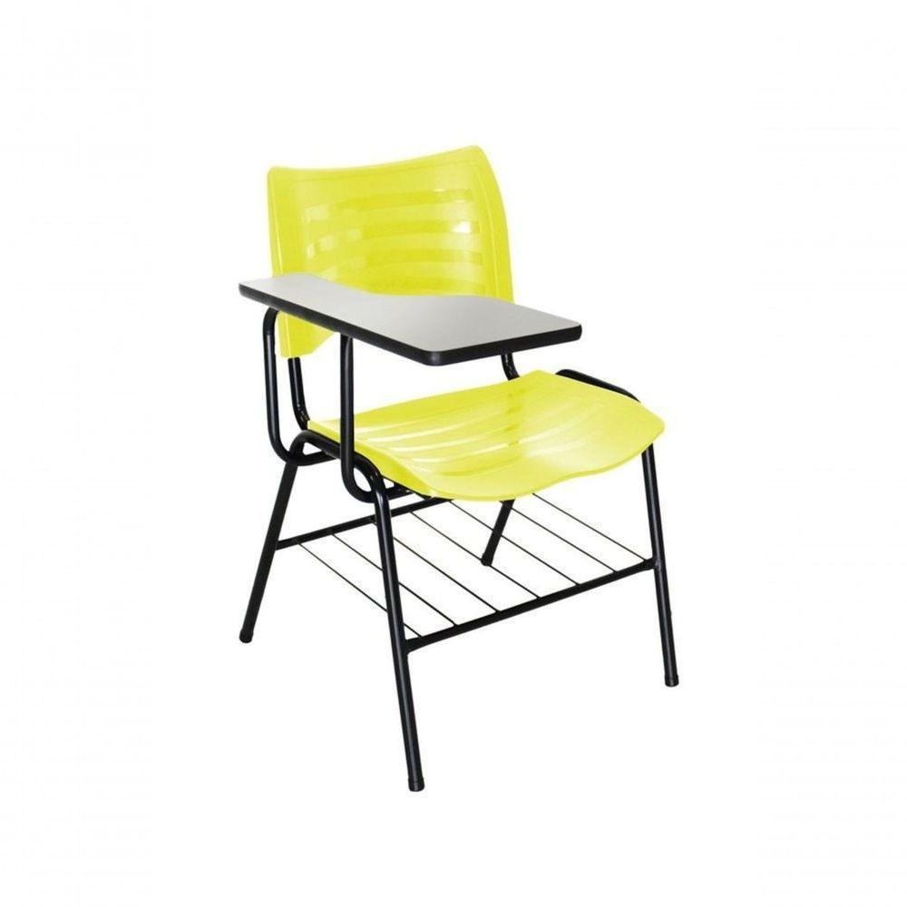 Cadeira Iso Linha Polipropileno Iso Universitária Amarelo - 1