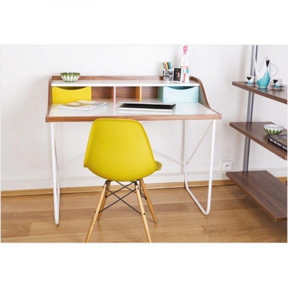 Cadeira Eiffel Charles Eames ABS Base de Madeira Dsw - 2