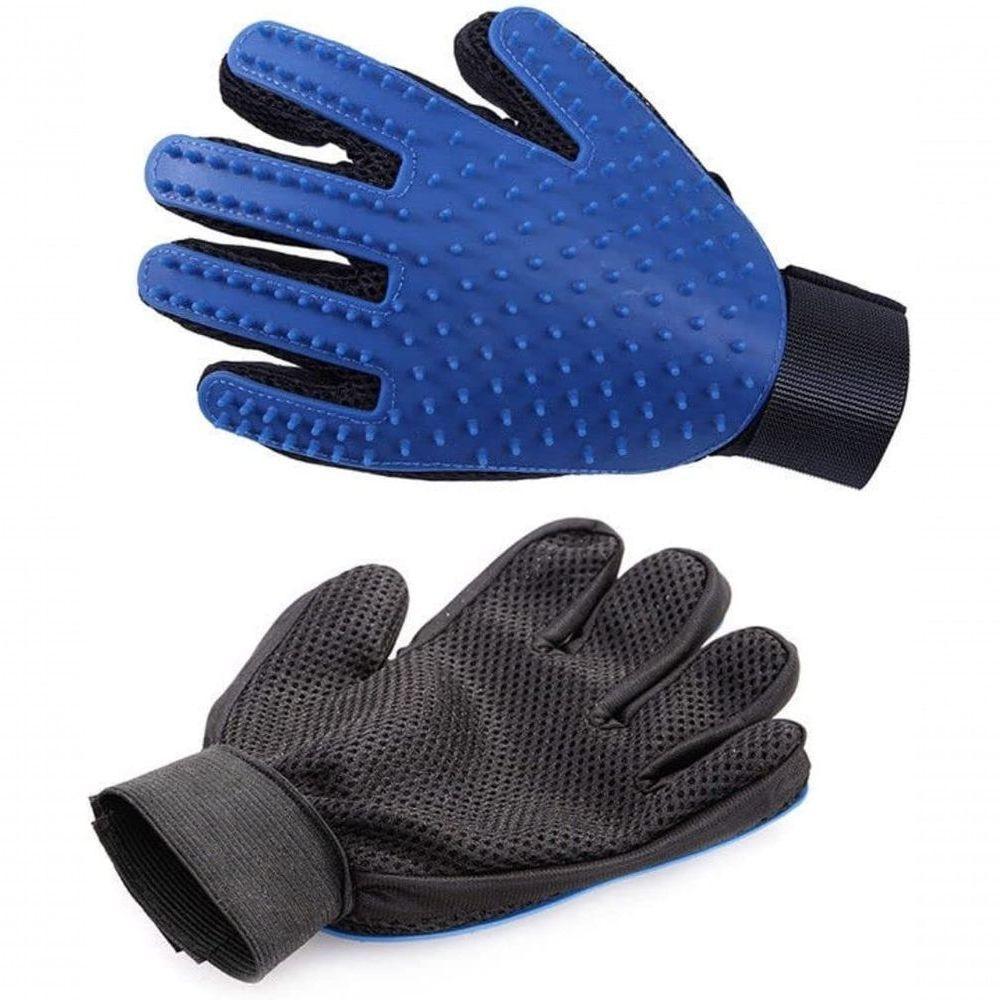 Luva Remove Tira Pelos Nano Magnética Caes Gatos Escova Pente - 1