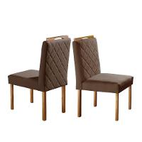 Conjunto Sala De Jantar 4 Lugares Mesa Redonda 1,2m E 4 Cadeiras Marrom - 6