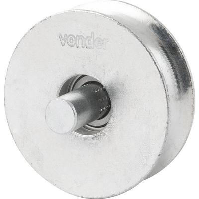 Roldana P/ Portão 2.1/2" Tipo U Aço Zincado R.Pino Vonder
