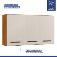 Cozinha Completa 10 Portas 3 Gavetas Atenas Kaiki Moveis Nature/off White - 7