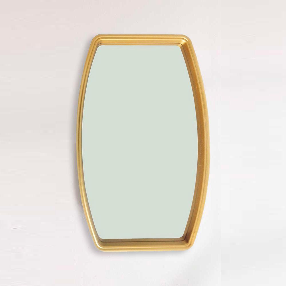 Espelho Com Moldura Dourada 20,5x38cm - 1