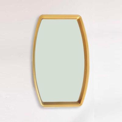 Espelho Com Moldura Dourada 20,5x38cm