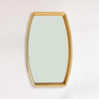 Espelho Com Moldura Dourada 20,5x38cm - 1