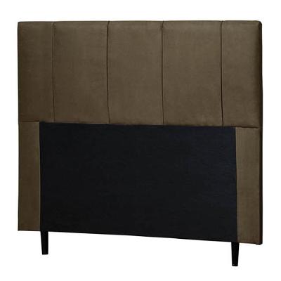 Cabeceira Donna Cama Box Casal 140cm Suede Marrom