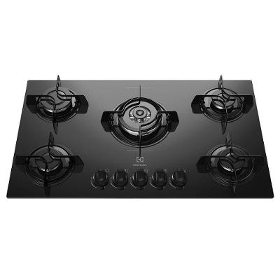 Cooktop Electrolux 5 Bocas Acend. Automático Preto Bivolt