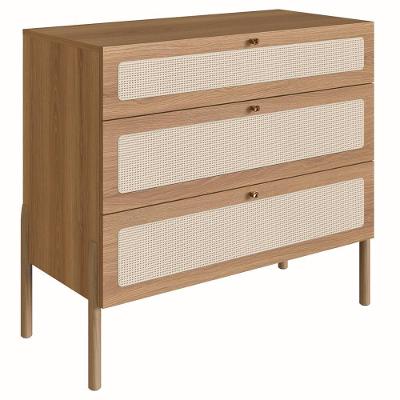 Comoda 3Gv Corrediça Telescopicas Palhinha Hanover Artesano