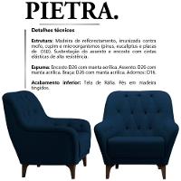 Poltrona Decorativa Pes Madeira Pietra Sl 948 Moll Sl 948 - 12