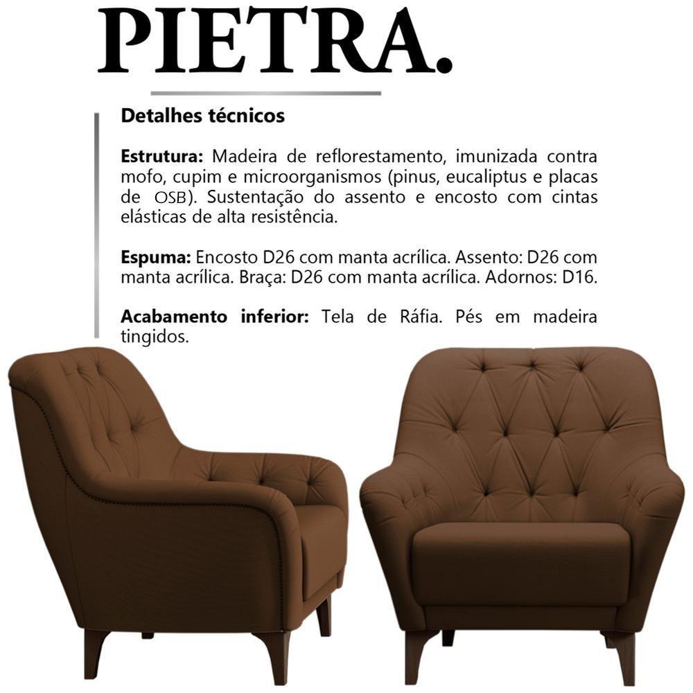 Poltrona Decorativa Pes Madeira Pietra Sl 942 Moll Sl 942 - 7