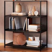 Estante Estilo Industrial 94 Cm Com Tela P1024 Preto Pp Preto - 15