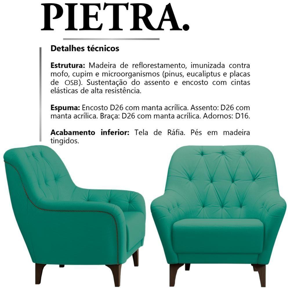 Poltrona Decorativa Pes Madeira Pietra Sl 946 Moll Sl 946 - 7
