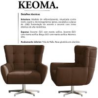 Poltrona Decorativa Base Giratoria Keoma Sl 942 Moll Sl 942 - 7