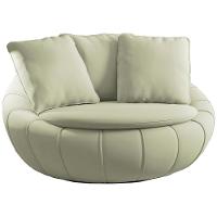 Poltrona Decorativa Base Giratoria Zafira Sl 940 Moll Sl 940 - 1