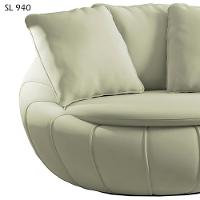 Poltrona Decorativa Base Giratoria Zafira Sl 940 Moll Sl 940