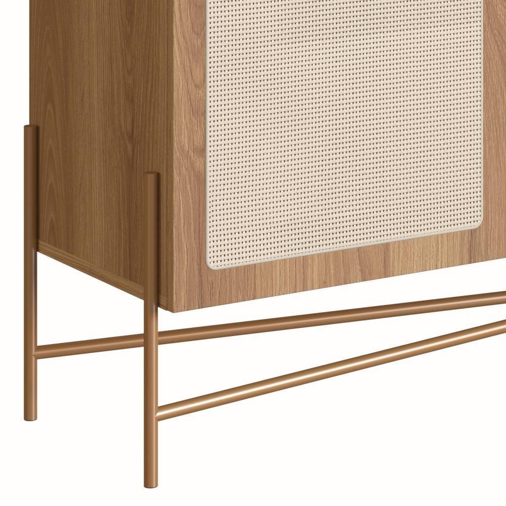 Conjunto Aparador E Buffet Palhinha Oslo Hanover Artesano - 2