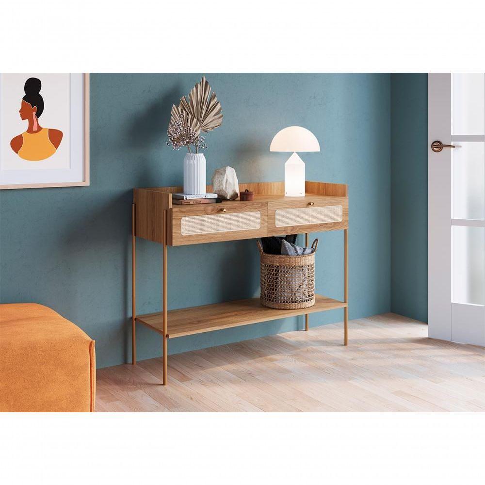 Conjunto Aparador E Buffet Palhinha Oslo Hanover Artesano - 7