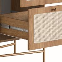 Conjunto Aparador E Buffet Palhinha Oslo Hanover Artesano - 5