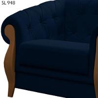 Poltrona Decorativa Pes Em Madeira Murano Sl 948 Moll Sl 948 - 5