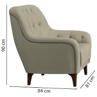 Poltrona Decorativa Pes Madeira Pietra Sl 940 Moll Sl 940 - 6