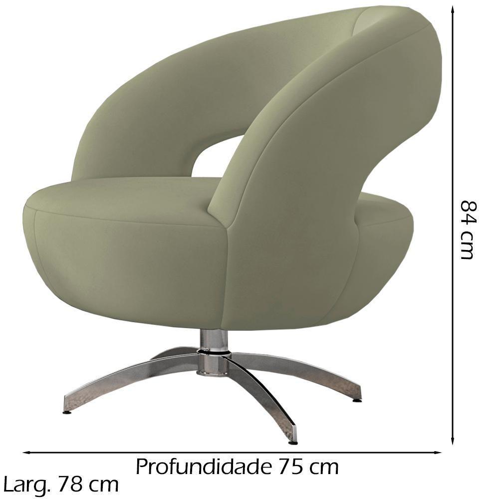 Poltrona Decorativa Base Giratoria Onix Sl 940 Moll Sl 940 - 5