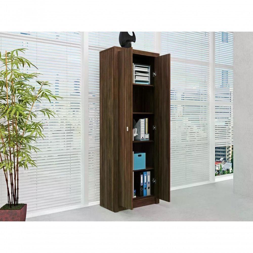 Armário 02 Portas Para Escritório Me4105 Nogal Nogal - 2