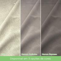 Conjunto Sala De Jantar Tampo Mdf Com Vidro Canto Arredondado 160 Cm 06 Cadeiras Lupita Casa 812 Nature Com Off White E Linho - 9