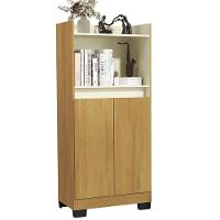 Estante Livro Organizador Escritorio Armario Duque 2 Portas Mel/perola Mel/perola - 4