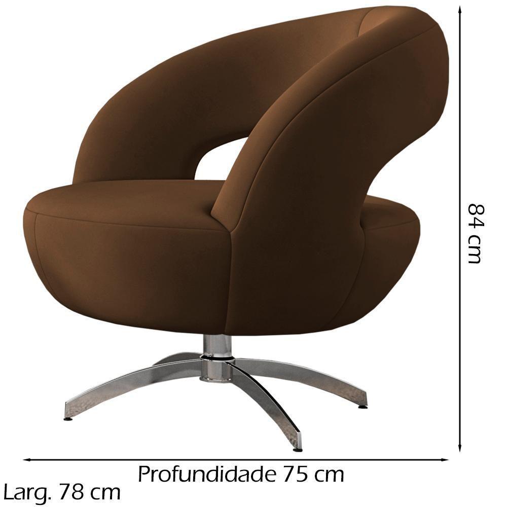 Poltrona Decorativa Base Giratoria Onix Sl 942 Moll Sl 942 - 5