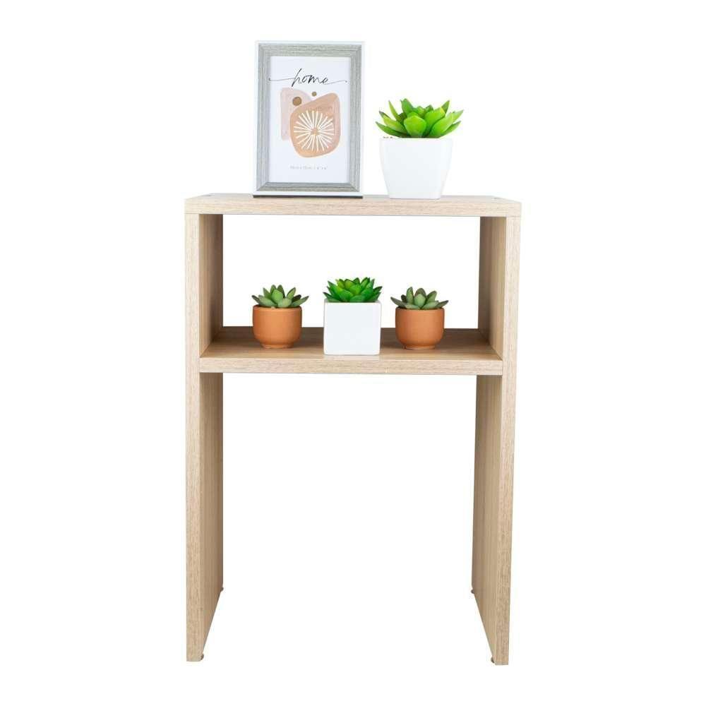 Mesa De Cabeceira Carvalho Cama Solteiro Quarto Sala 35cm - 4