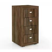 Gaveteiro Para Escritorio 04 Gavetas Me4133 Nogal Nogal - 1