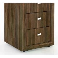 Gaveteiro Para Escritorio 04 Gavetas Me4133 Nogal Nogal - 2