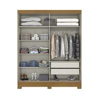 Guarda Roupa 02 Portas 02 Gavetas B74 Briz Nature - 5