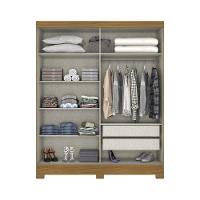 Guarda Roupa 02 Portas 02 Gavetas B74 Briz Nature - 6