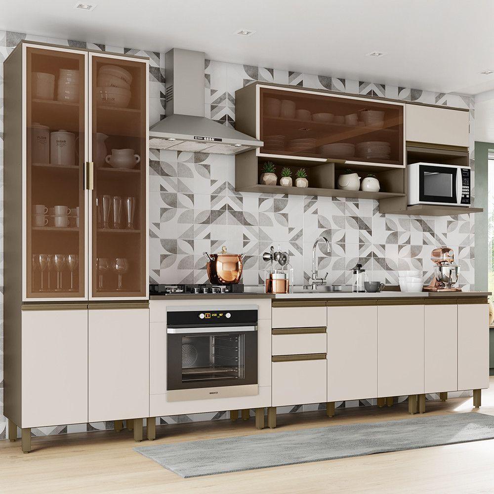 Cozinha Completa De 07 Peças Com Cristaleira Henn - 1