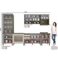 Cozinha Completa De 07 Peças Com Cristaleira Henn - 10