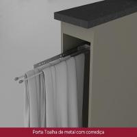 Cozinha Completa De 11 Peças Com Aéreo De Vidro E Torre Quente évelin Henn Duna Com Cristal - 2