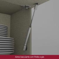 Cozinha Completa De 11 Peças Com Aéreo De Vidro E Torre Quente évelin Henn Duna Com Cristal