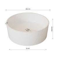 Cuba Pia Banheiro Serena Com Torneira Inox E Valvula Click Branco Branco - 3