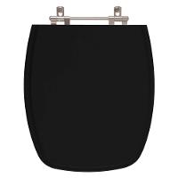 Tampa De Vaso Primula Plus Preto Para Bacia Fiori 6lpf - 1