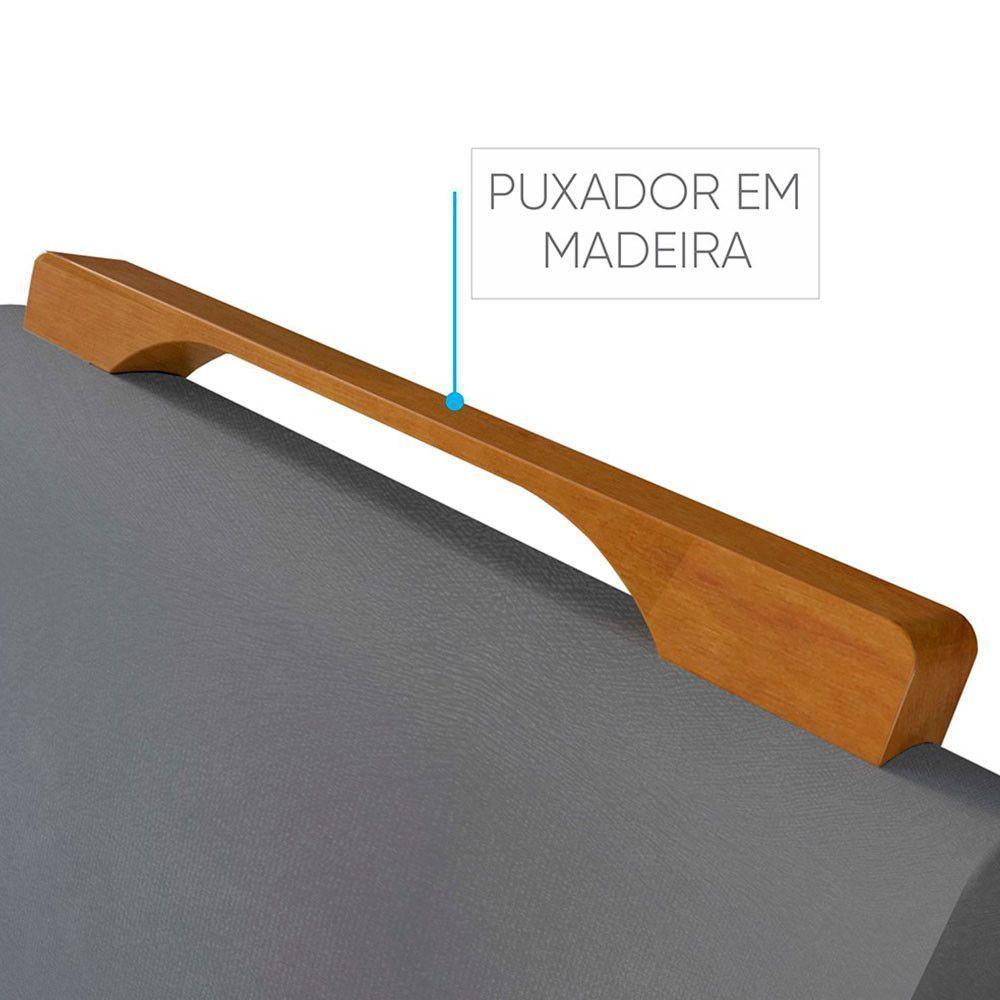 Conjunto Sala De Jantar Natalle E Rubi 4 Lugares Mesa Redonda 1m E 4 Cadeiras Moveis Mix Mel Off-white E Cinza Grafite - 2