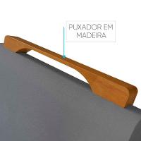 Conjunto Sala De Jantar Natalle E Rubi 4 Lugares Mesa Redonda 1m E 4 Cadeiras Moveis Mix Mel Off-white E Cinza Grafite - 2